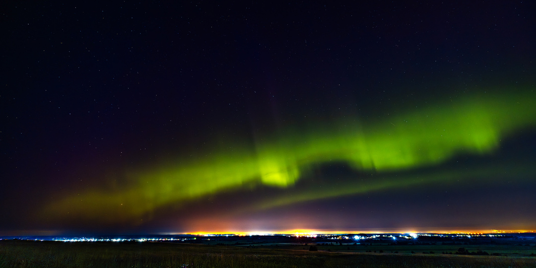Полярное сияние в Санкт-Петербурге и Ленинградской области 03.09.2025.