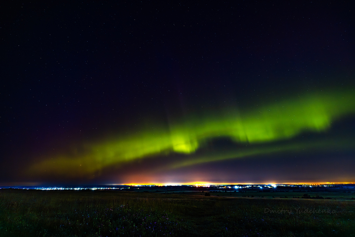 Вид с Ижорской возвышенности на Санкт-Петербург и Ленинградскую область