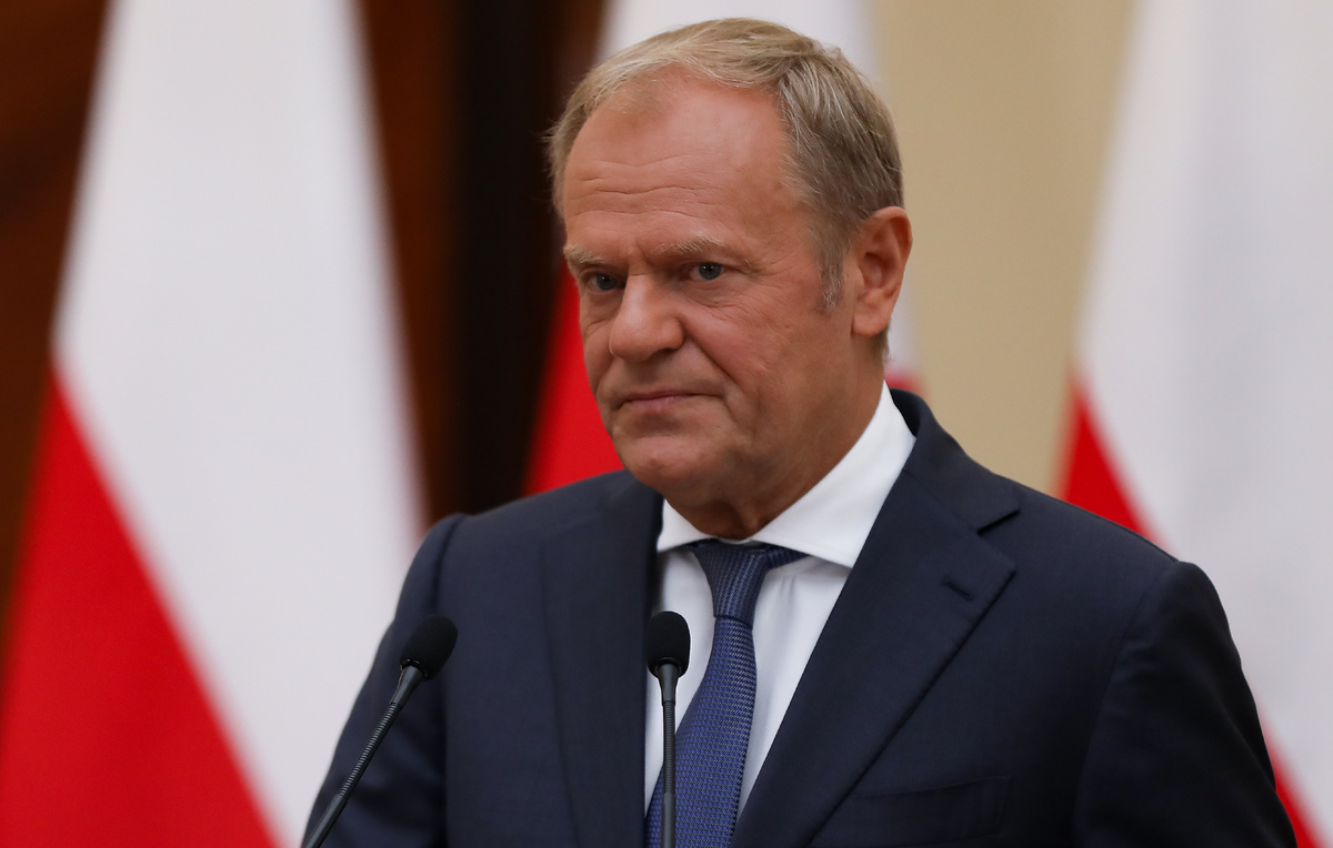    Премьер-министр Польши Дональд Туск  Klaudia Radecka/NurPhoto via Getty Images