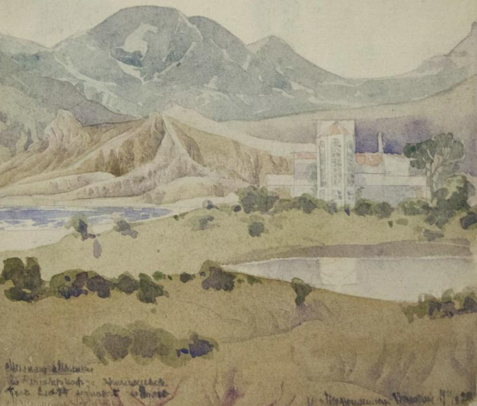 Максимилиан Волошин. «Коктебель», 1928 год, Пензенская областная картинная галерея имени Константина Савицкого © Public domain