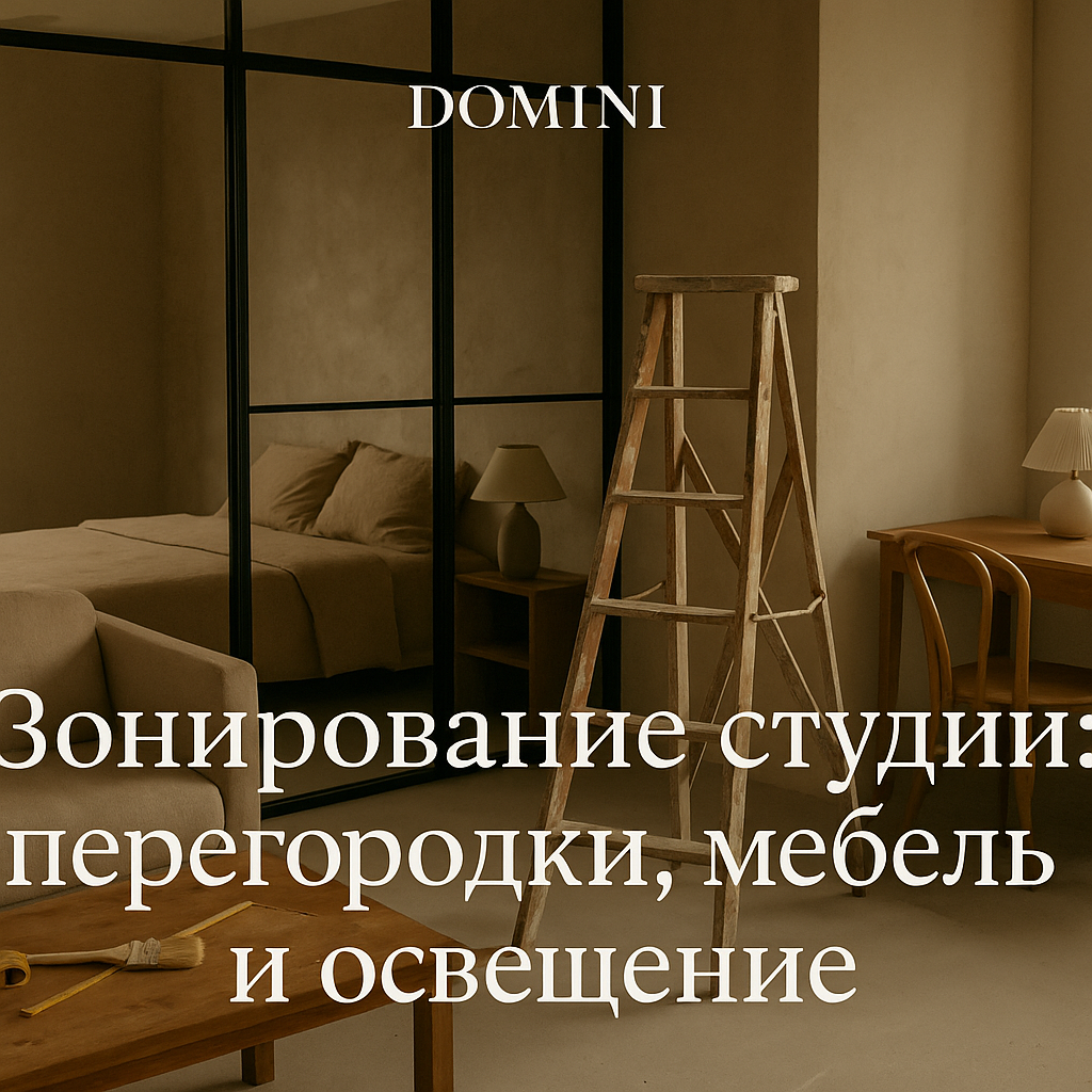    Зонирование студии в Москве: как создать уютное пространство