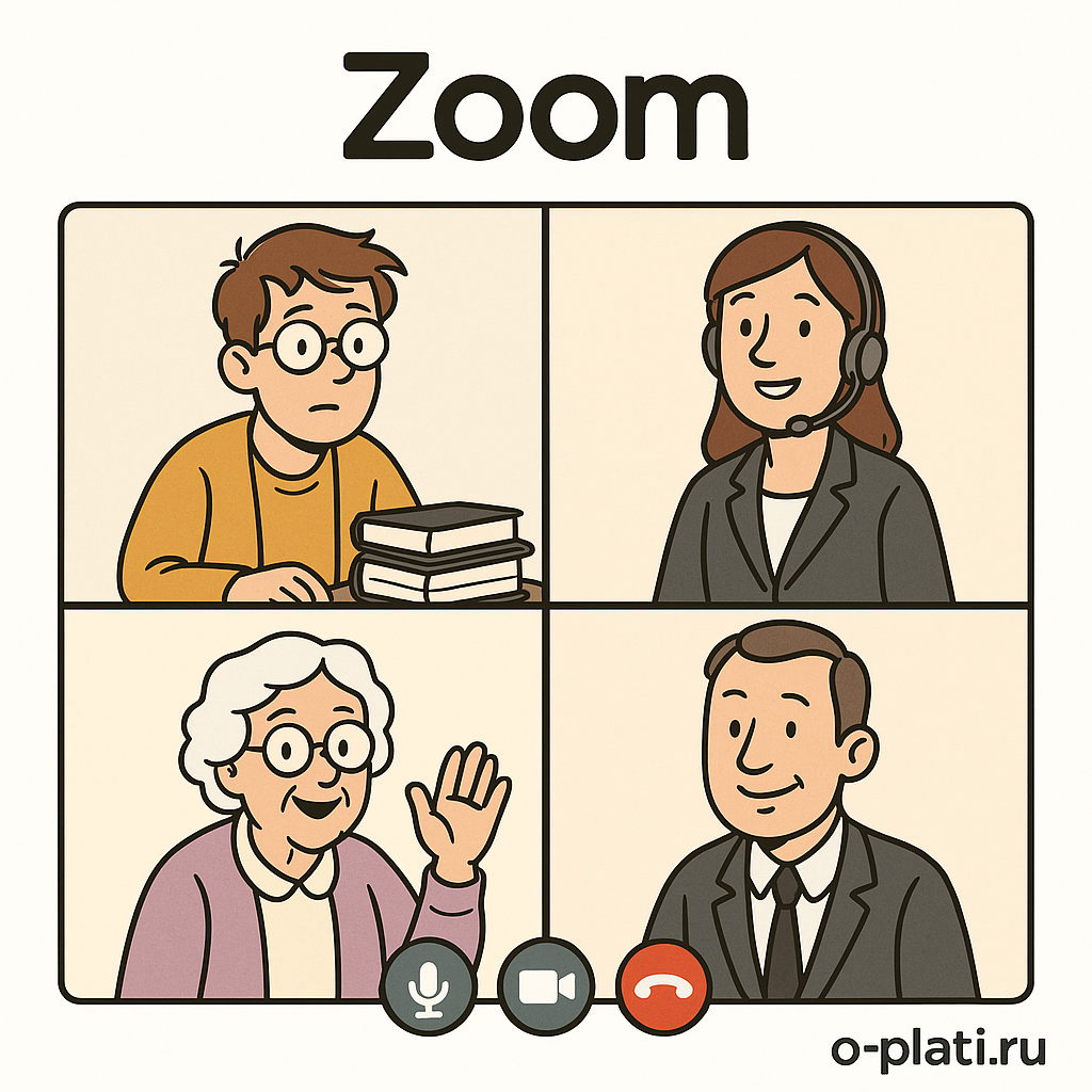 Доступная оплата зума без личной зарубежной карты