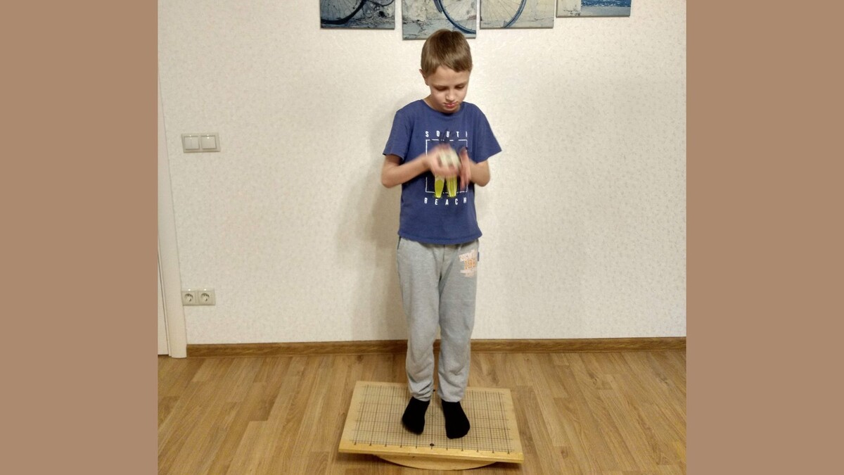 Мозжечковая стимуляция на доске Белгау