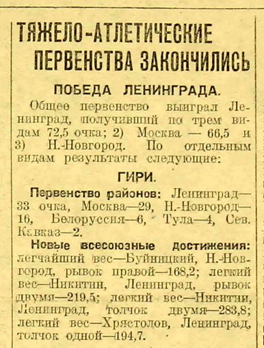 1927.03 Чемпионат РСФСР