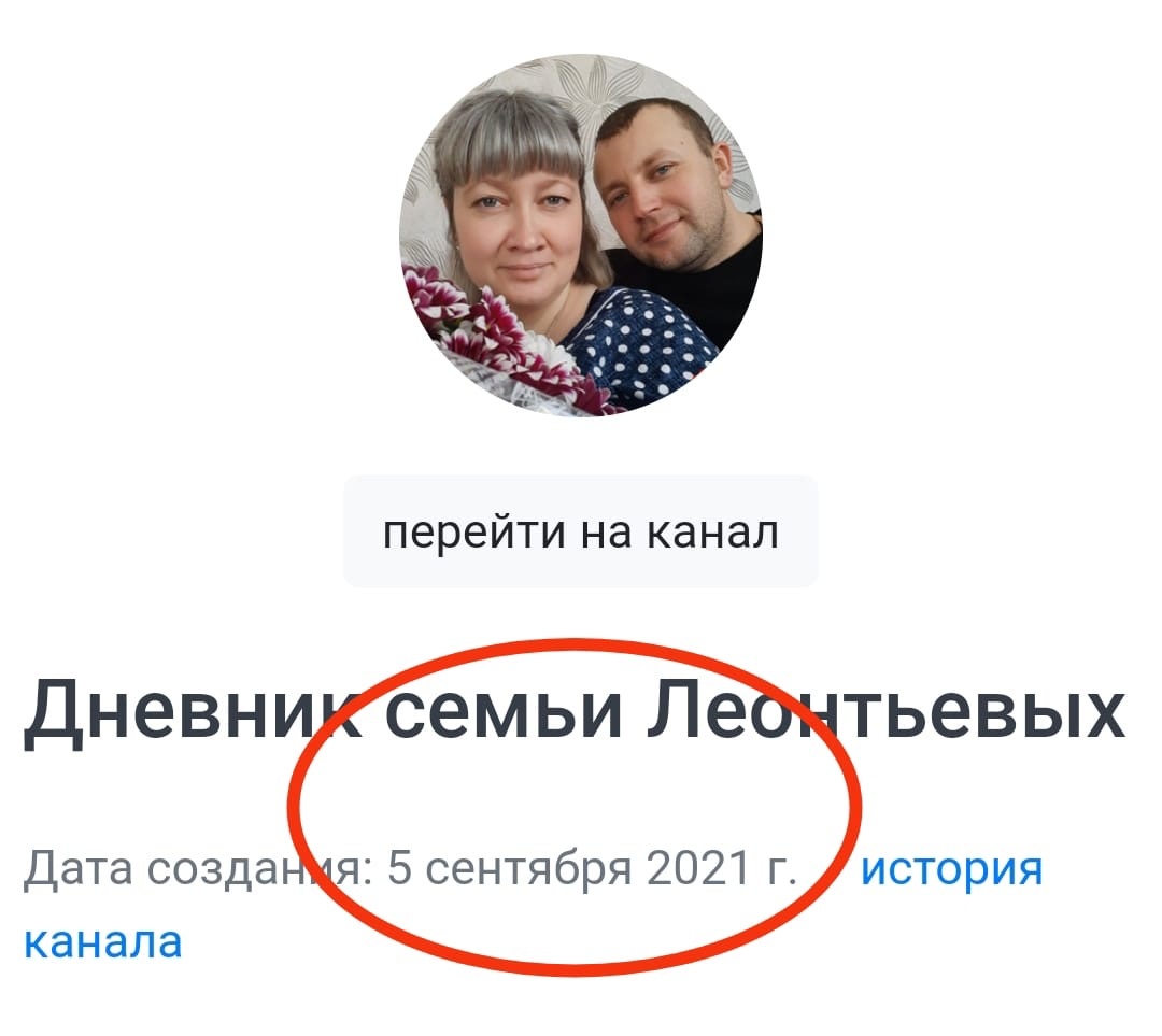 Личный скриншот автора канала