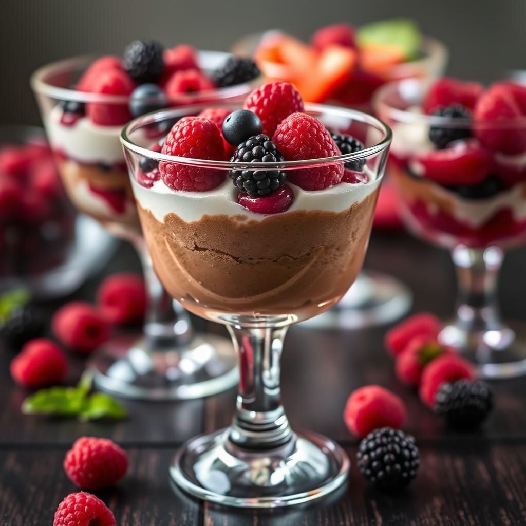 Десерт в бокале