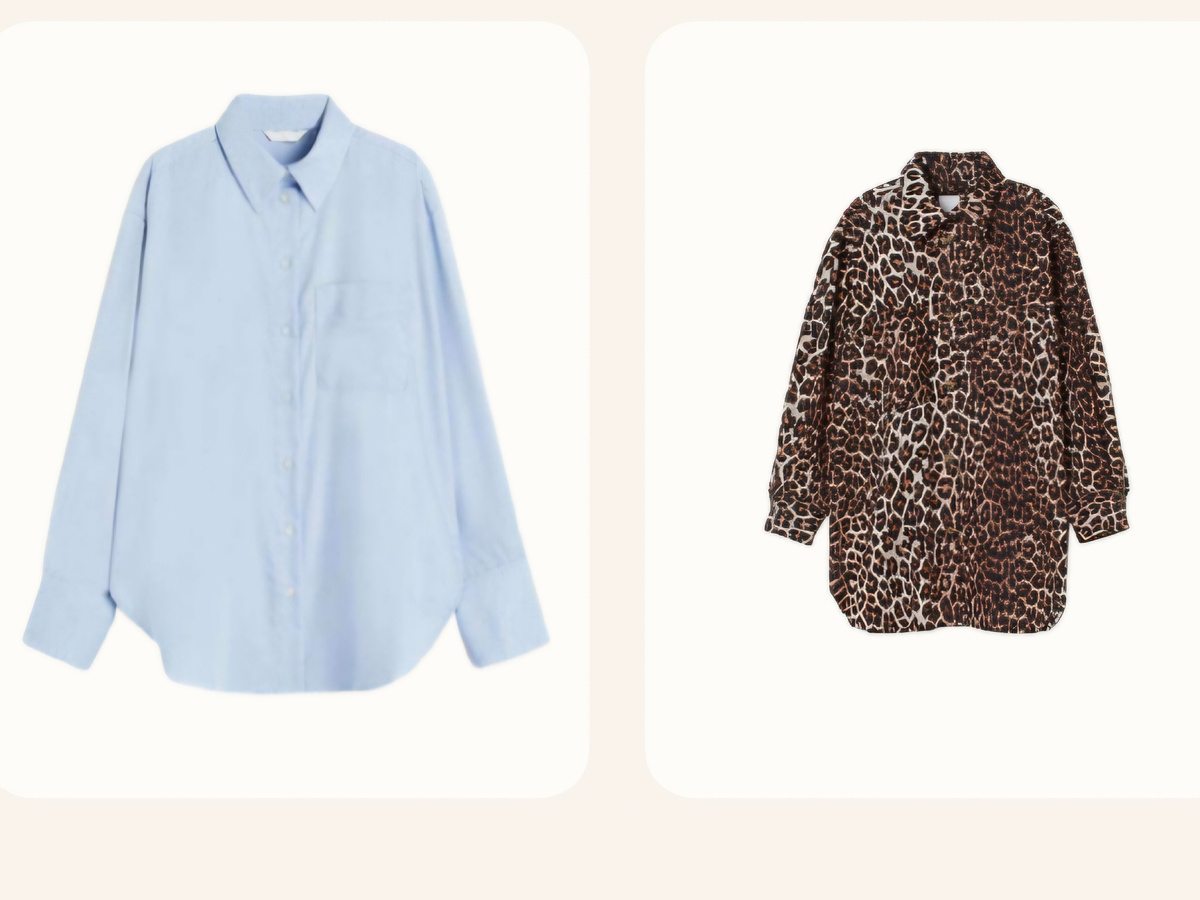 Две рубашки, обе H&M 
