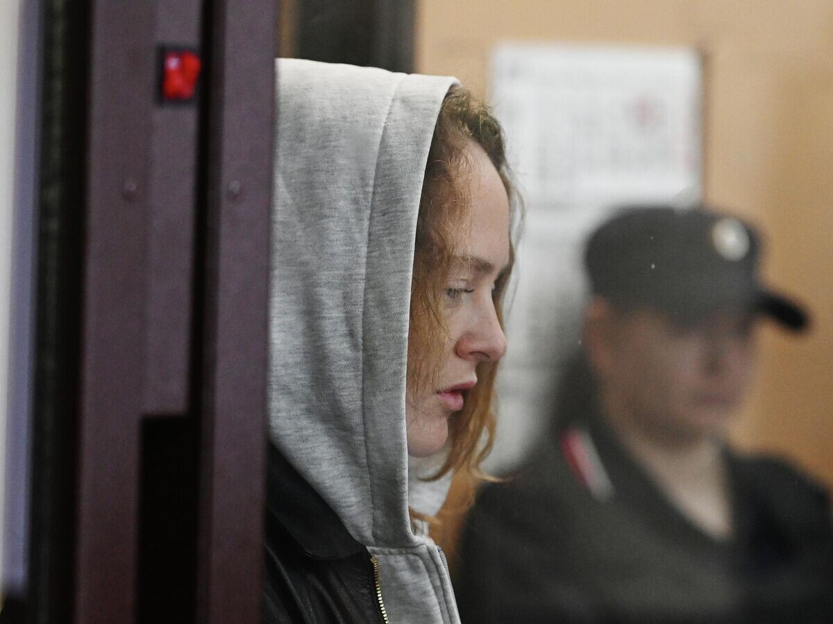    Актриса Аглая Тарасова в Домодедовском суде Московской области© РИА Новости / Михаил Воскресенский
