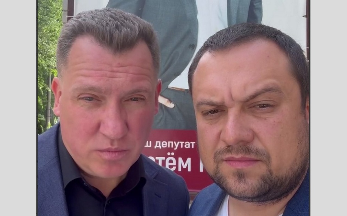    Рымарь и Кухаренко пригрозили Верховным судом после тройного поражения в воронежских судах Фото – скрин видео тг-канала Кухаренко