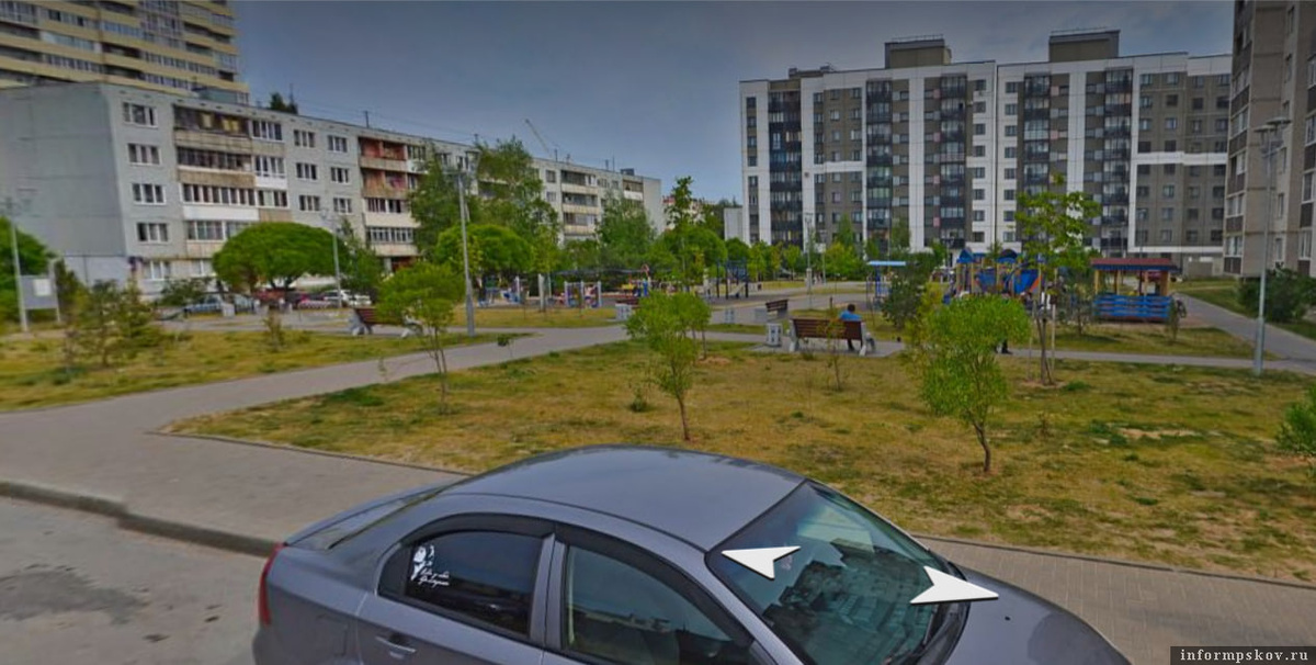 Сквер Соколинка. Скриншот «Яндекс. Карт»