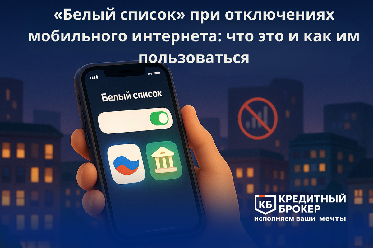 Белый список при отключении интернета