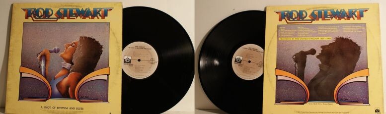 Альбом Рода Стюарта "A Shot Of Rhythm And Blues" с первыми его записями 1964-1966 гг., год выхода его в свет - 1976 год