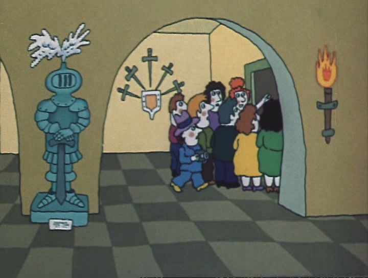 Кадр из эпизода мультфильма «Великолепный Гоша» (1981-1985)