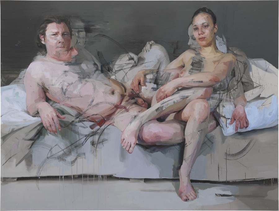 Переплетение / Intertwine. Источник: https://gagosian.com/artists/jenny-saville/
