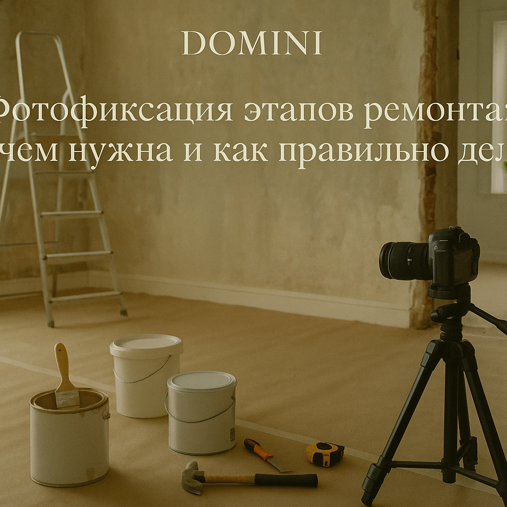    Зачем нужна фотофиксация этапов ремонта в Москве?