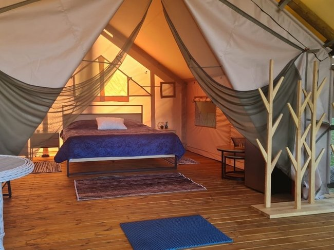 Псковская область, пример удавшегося глэмпинга. Фото: Глэмпинги России.