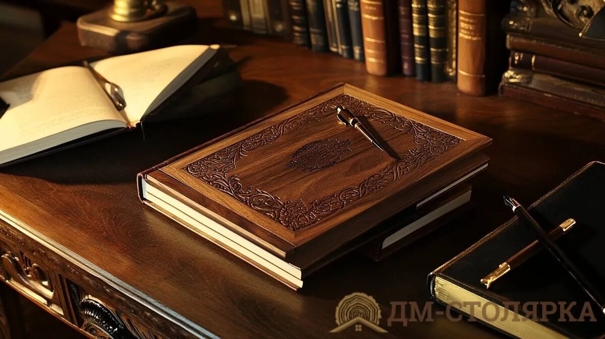 Деревянная обложка: когда стиль встречает практичность