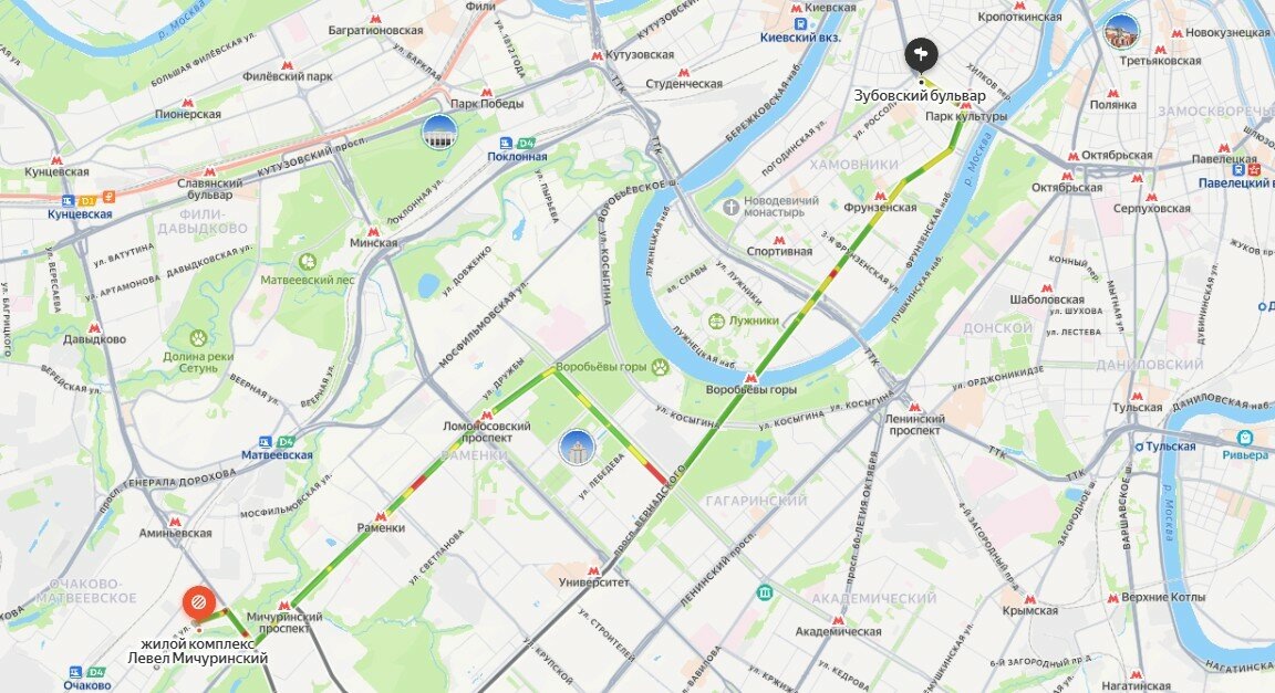 Не могу не похвастаться: до Садового кольца всего 16 минут на машине