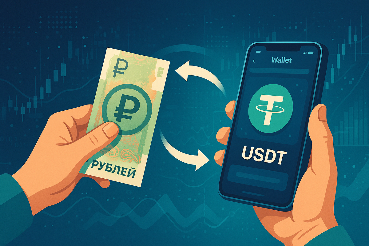 Обмен Tether
