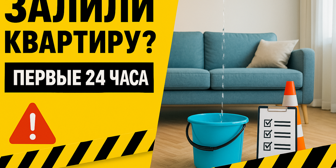 Что делать, если залило квартиру. Четкий план, который поможет сохранить средства и нервы.