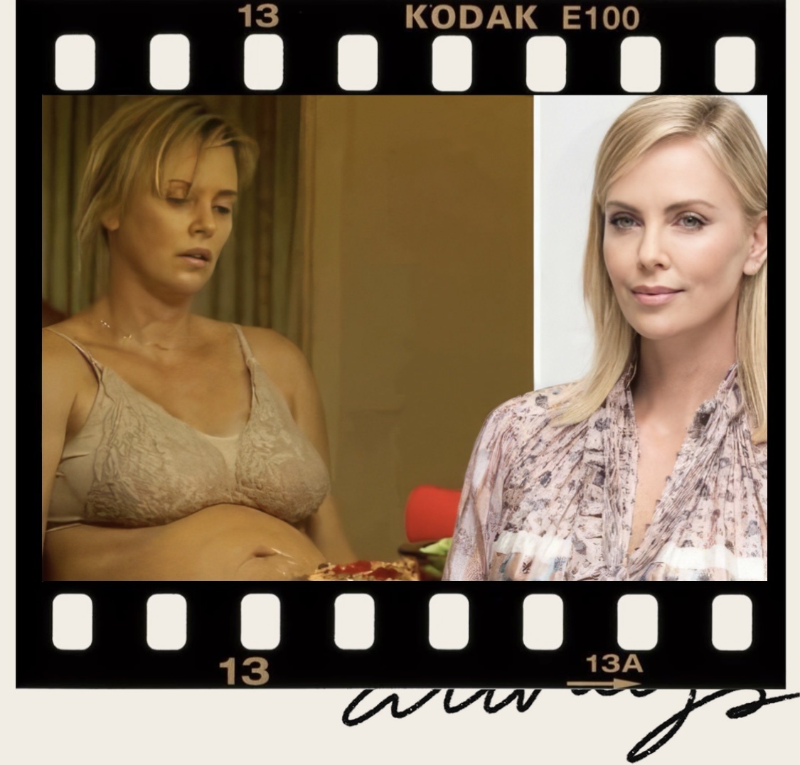 Терон прибавила около 15 килограммов (по некоторым данным, до 18)