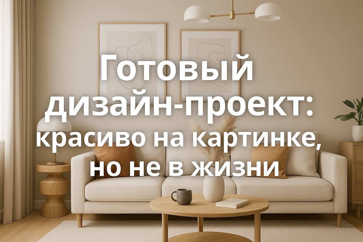 У многих клиентов есть иллюзия: достаточно скачать готовый дизайн-проект — и квартира станет стильной и удобной.
На практике это чаще всего заканчивается переделками и потерянными деньгами.