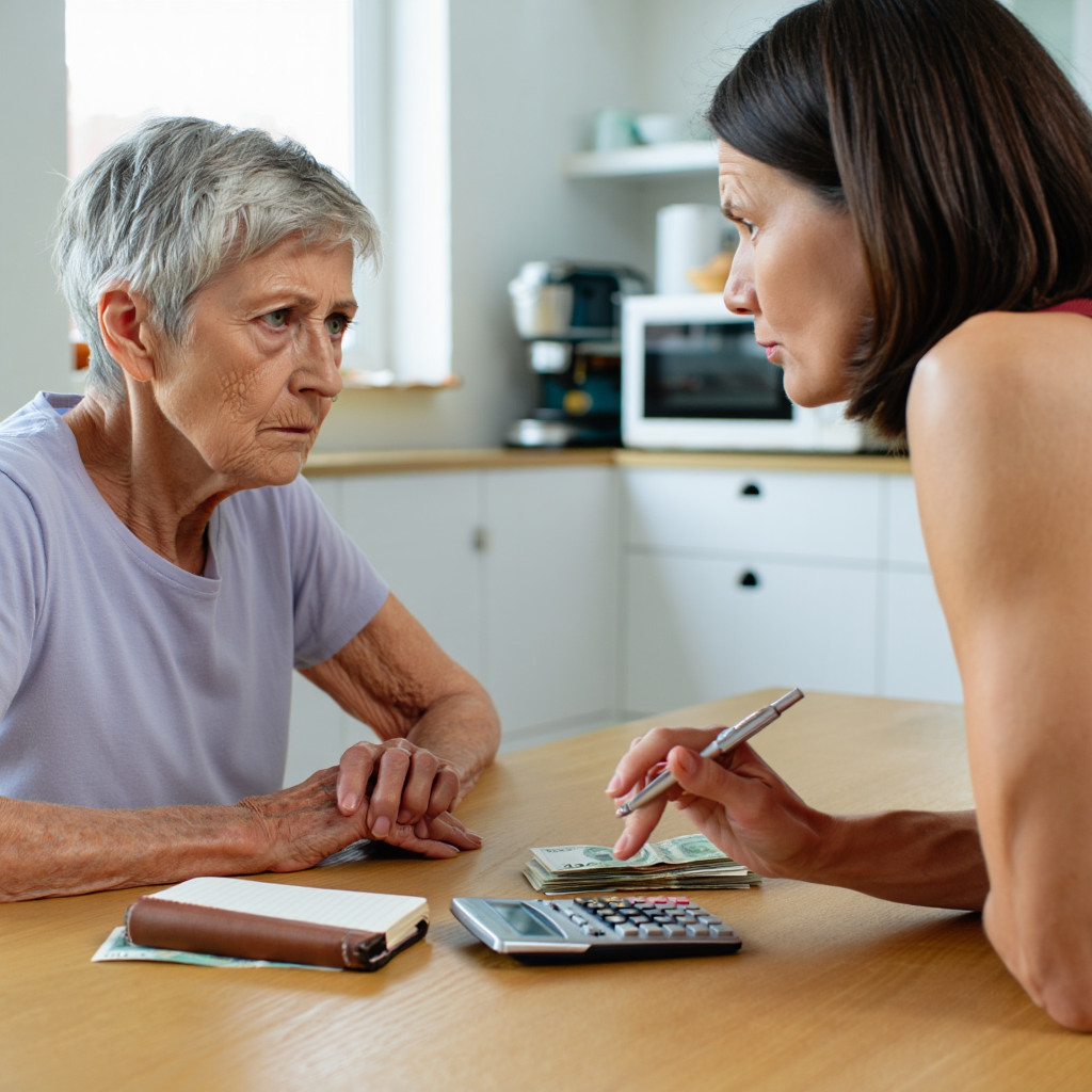 «Пенсия - это семейные деньги, забудь про покупки себе» - сказала дочь.