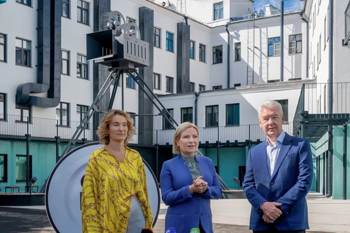    Мэр Москвы Сергей Собянин и министр культуры России Ольга Любимова.