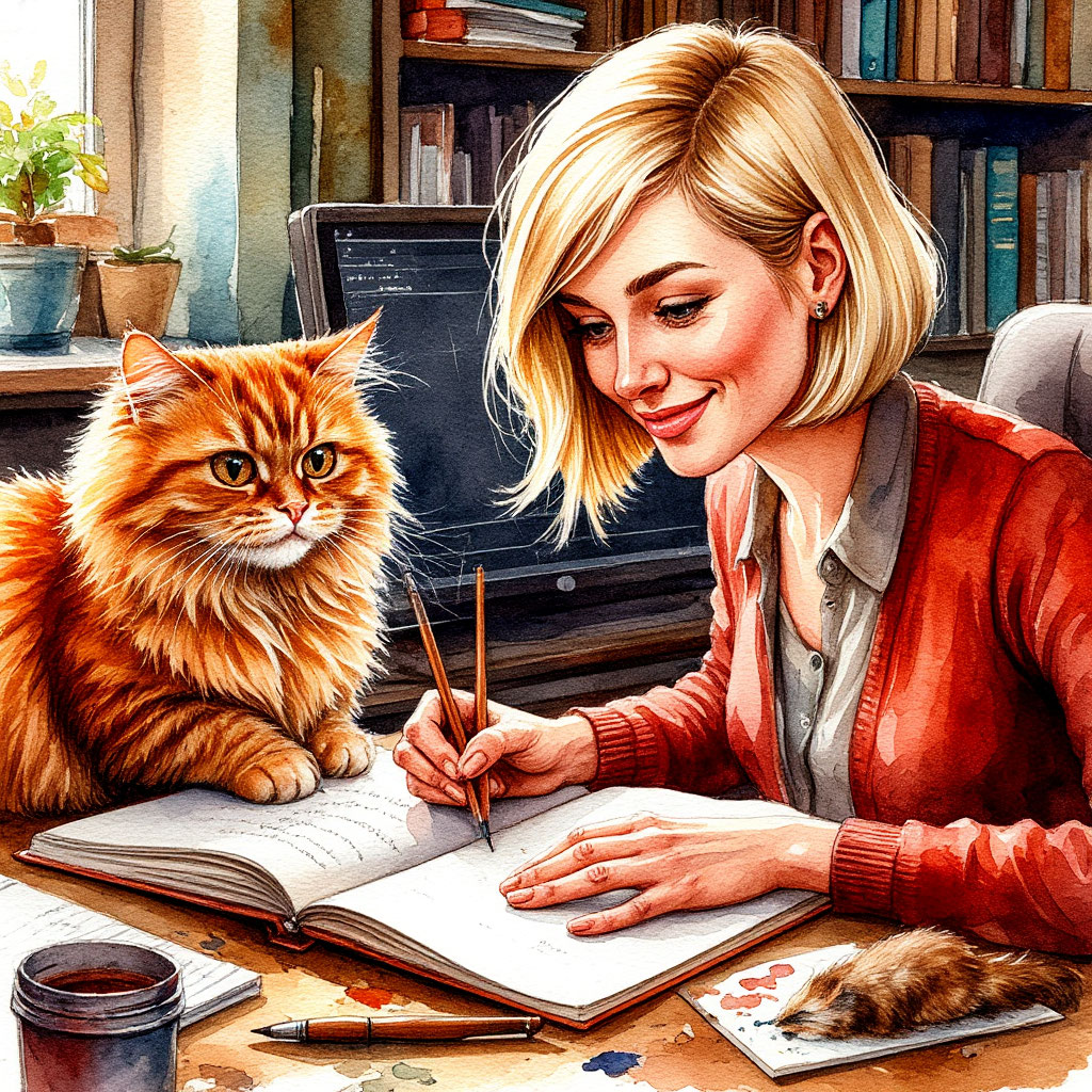 Возвращение к себе. Детская акварель