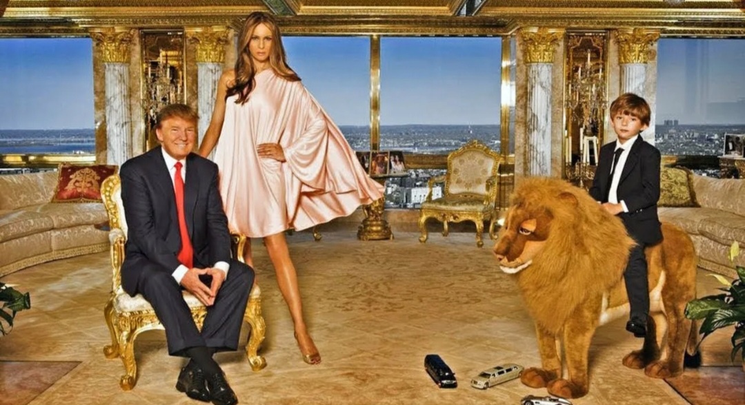 Трамп, с семьёй, --взято из интернета с целью ознакомления. 