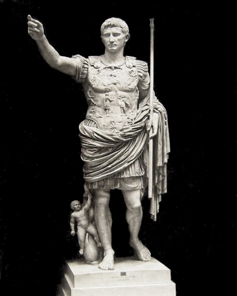 Фото скульптуры Октавиана августа Прима порта