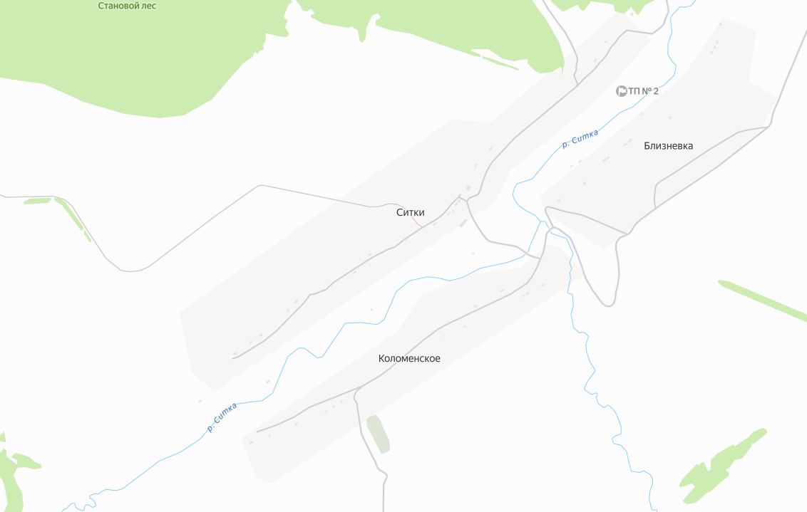 Фрагмент Яндекс - Карты