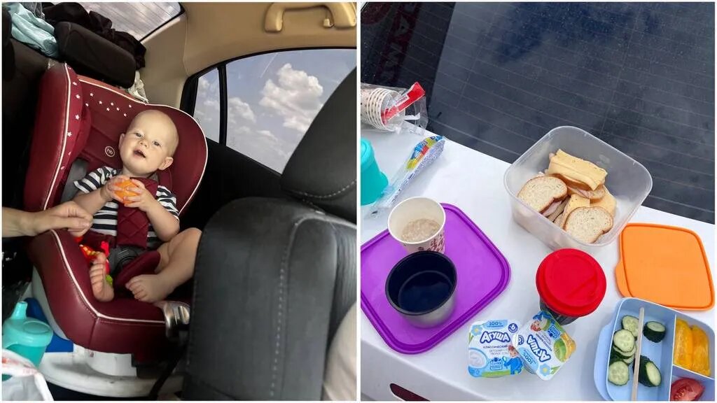 Самое важное было взять побольше игрушек для младшего сына — я закупила мелочь, которая может его отвлечь, например, фрукты с липучками или карточки с животными и разные детские перекусы. Фото предоставлены автором статьи