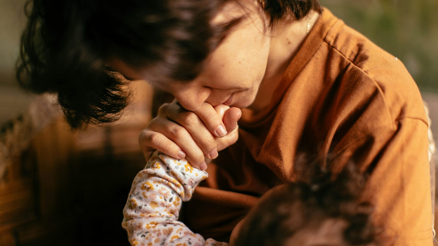 Желание матери - видеть своего ребенка здоровым. Фото by supa.ru