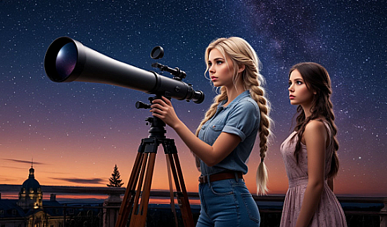 Ночью на крыше