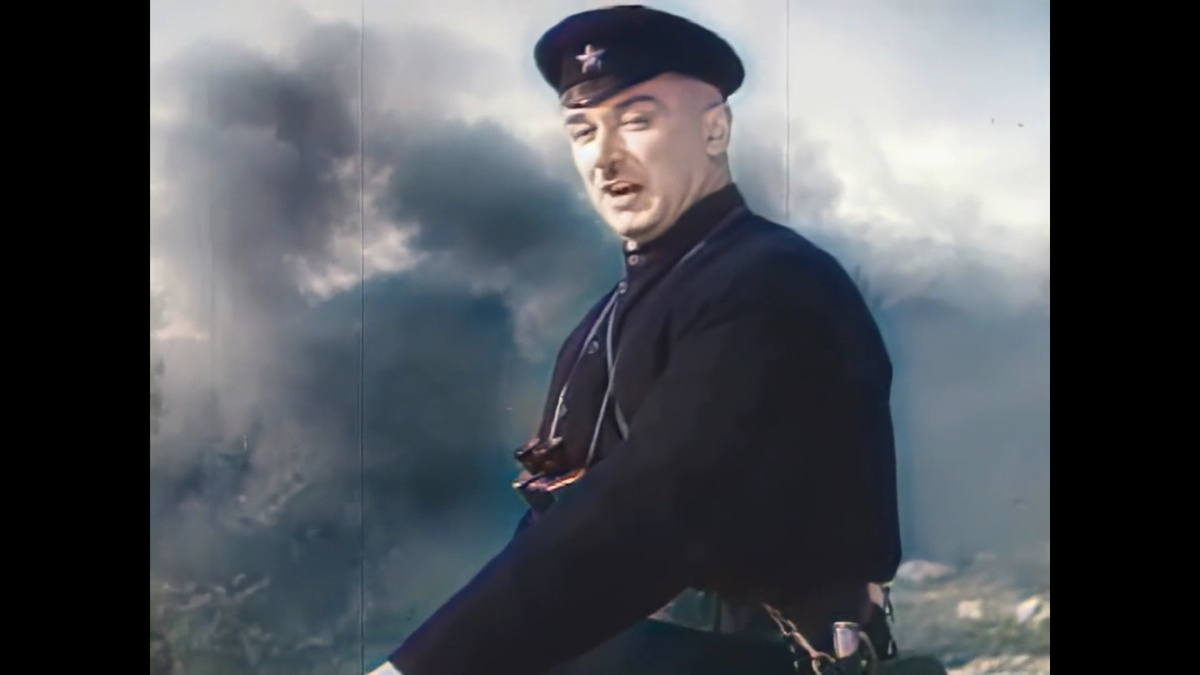 Г. И. Котовский. Кадр из фильма