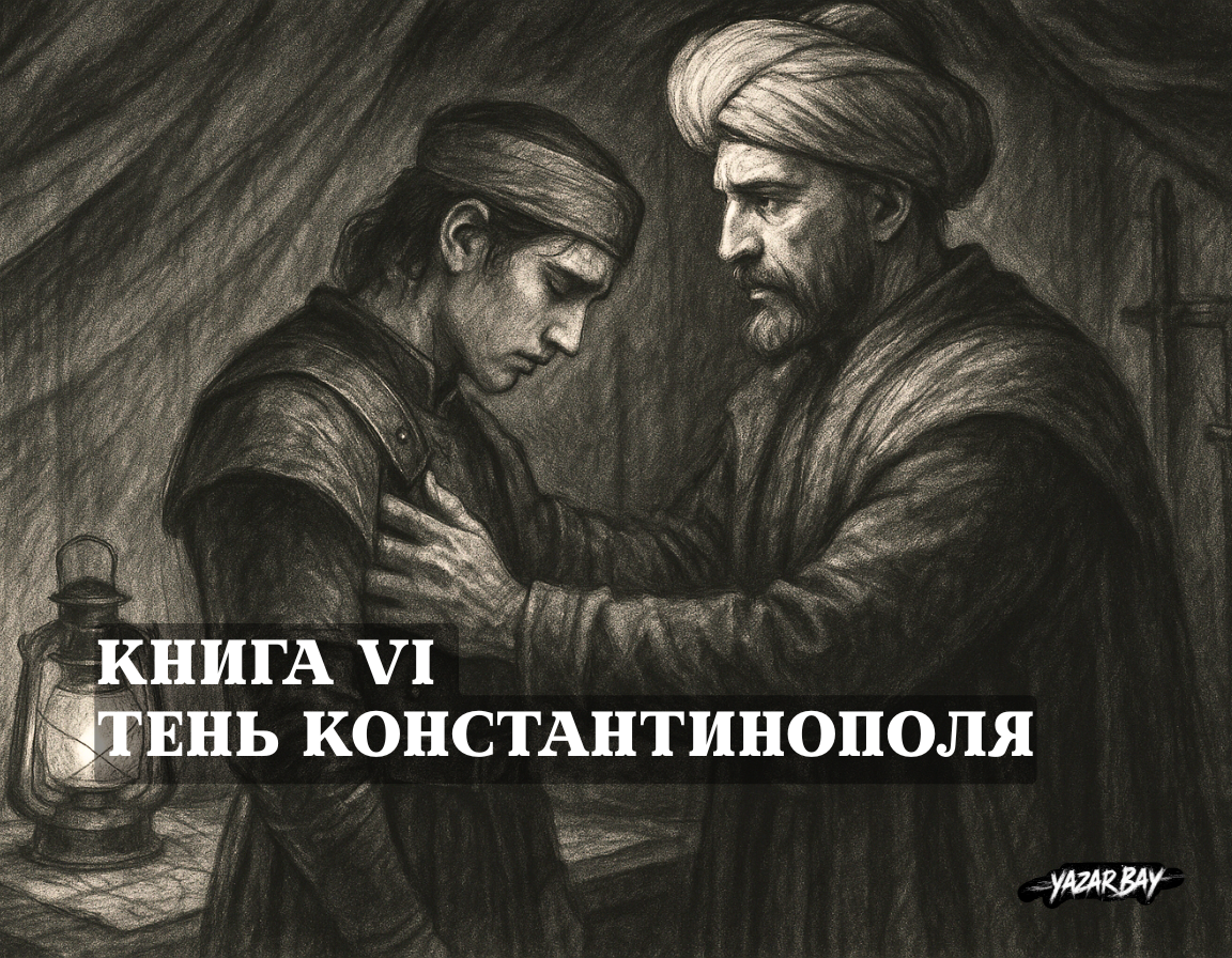Осман-султан ведет тяжелый и трогательный разговор со своим сыном Орханом о его долге жениться по расчету ради блага государства. ©Язар Бай