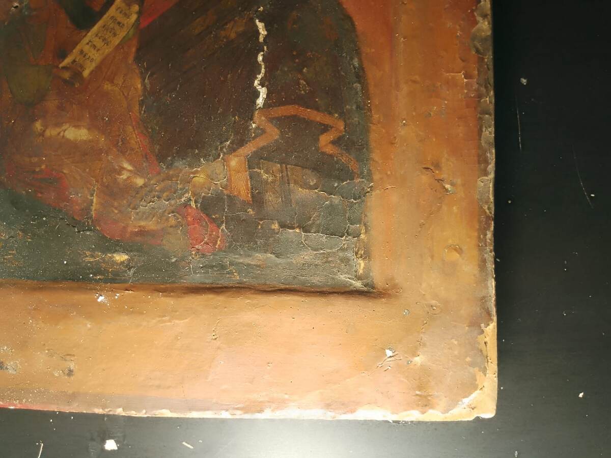 Икона "Утоли моя печали". Фрагмент. Фото автора.