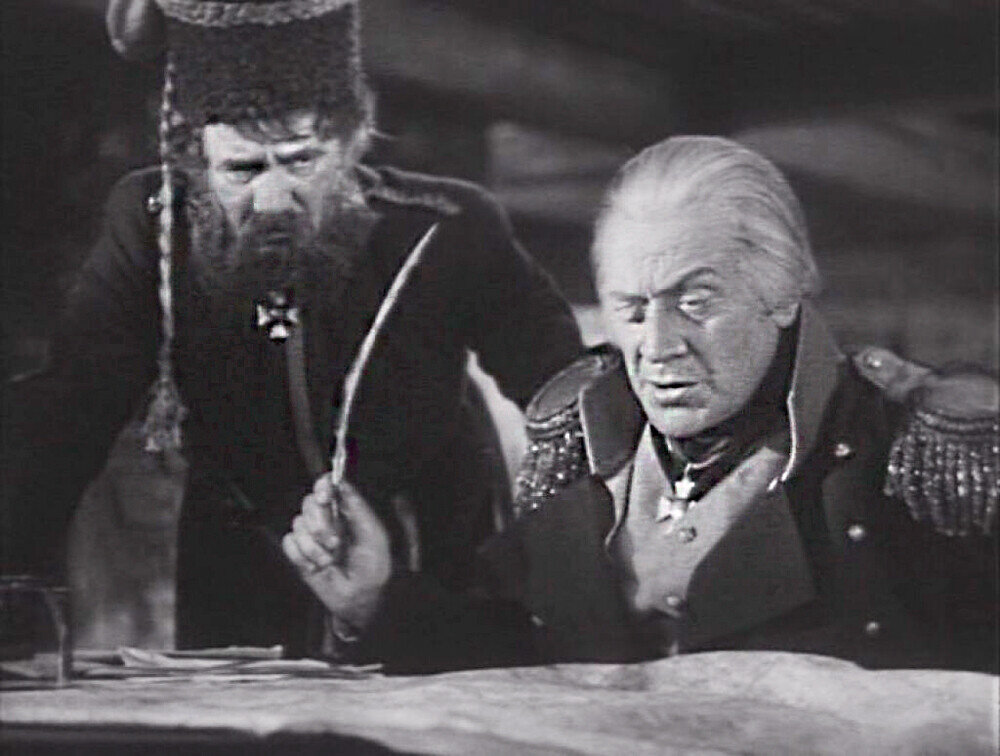 Кадр из фильма "Кутузов" (1943 год)