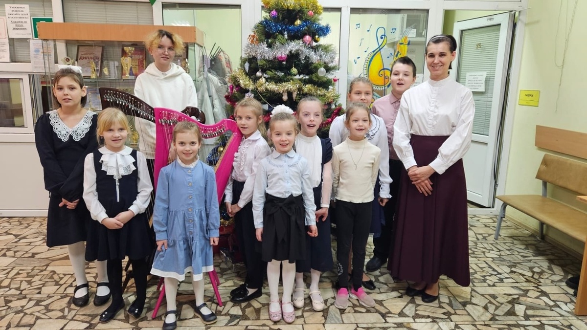 Класс арфы преподавателя Прониной В. А., 2024/25 учебный год.