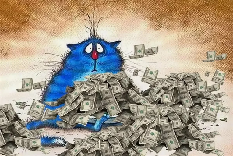 очаровательные коты Рины Зенюк. Не нашла другой картинки