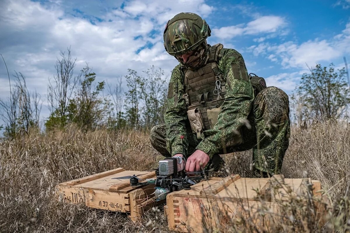    Дроновод ВС РФ.