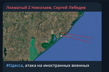   Скриншот: Telegram/"Лохматый Z Николаев, Сергей Лебедев"
