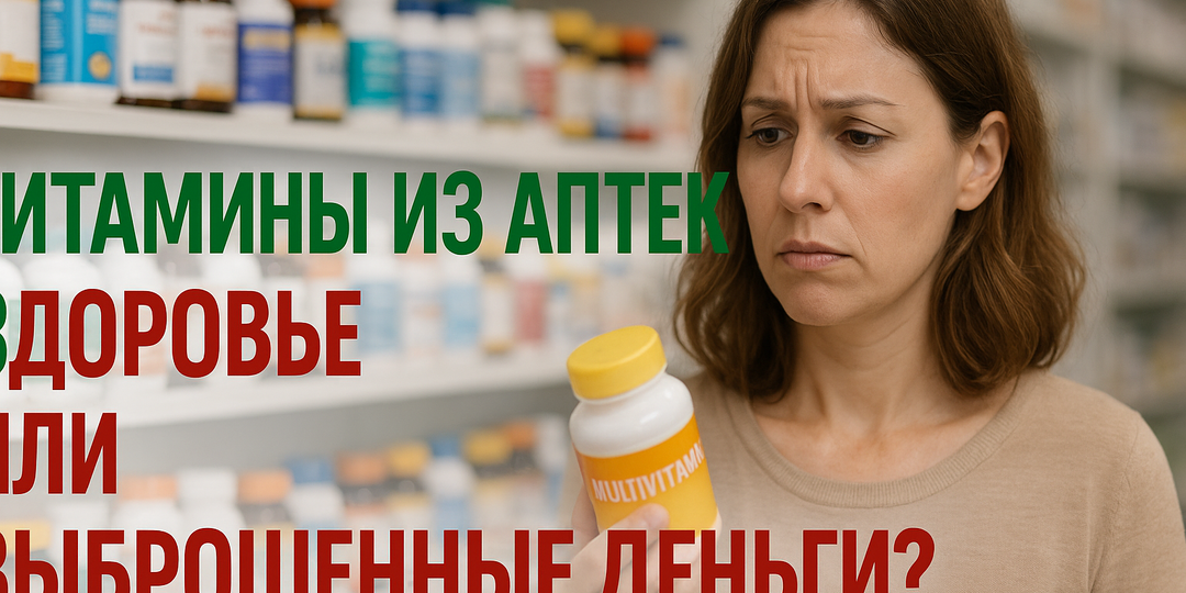 Витамины из аптек — польза или выброшенные деньги?