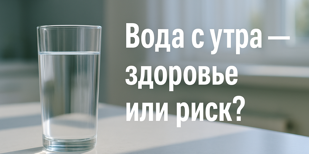 Питьё воды с утра: польза или опасность?