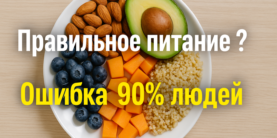Вы думаете, что правильно питаетесь. Вот главная ошибка 90% людей!