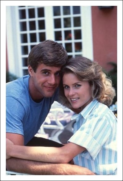 С Джули Ронни (Лейкен) в сериале «Санта-Барбара»