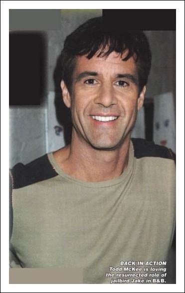 «Снова в деле. Тодд Макки рад вернуться к роли рецидивиста Джейка в «Дерзких и красивых»