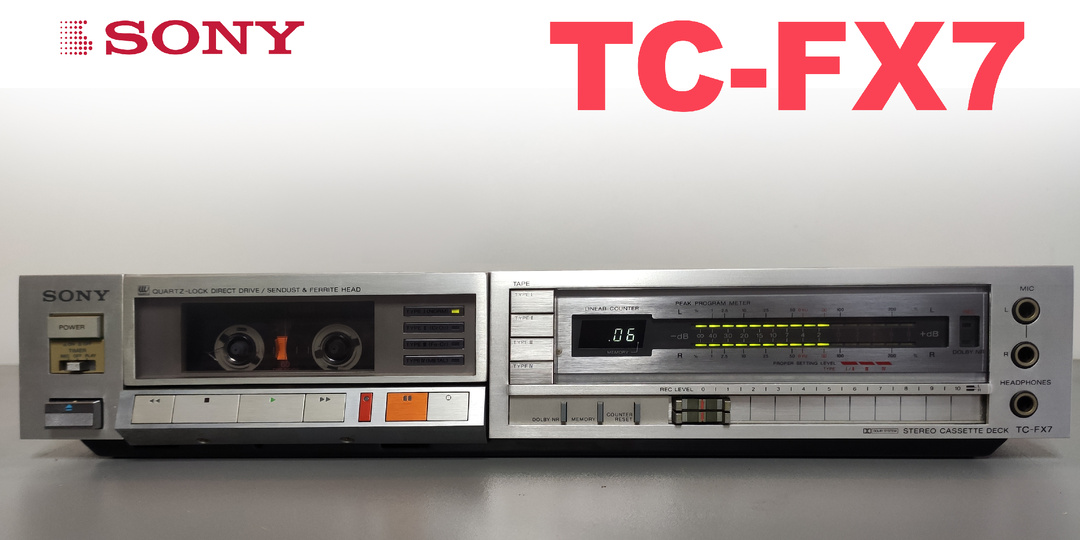 Первая супер-тонкая. Рекорды SONY из 1978 года ☢☢ SONY TC-FX7