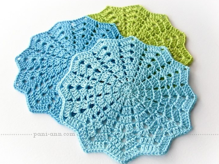 Коротаем вечера - избавляемся от остатков пряжи.